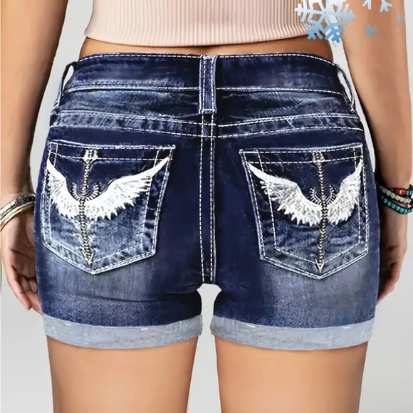 NWT Stretch Jean Shorts 28W - Picture 1 of 5